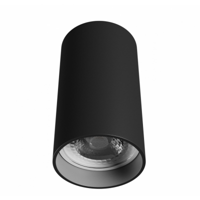 SQUALLA VARIOSA GU10 KINKIET 230V IP20 55x100x165MM CZARNY OKRĄGŁA (SLIP006020)